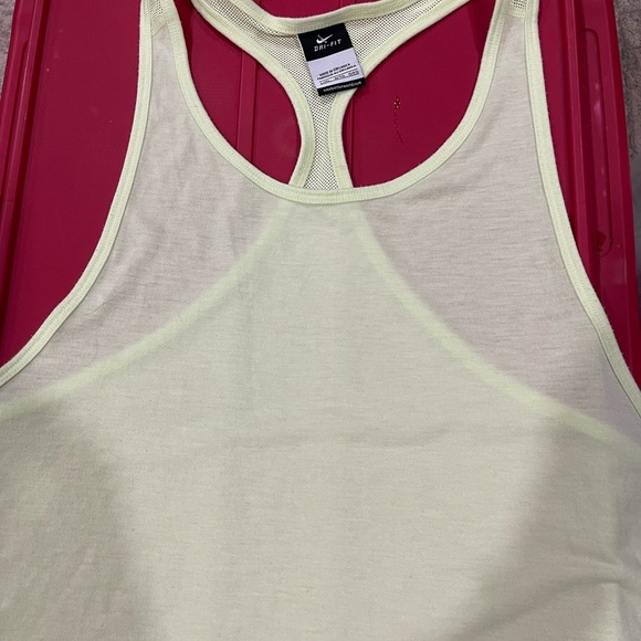 NIKE razor Tank top L/ XL LIME PALE GREEN - Picture 1 of 4